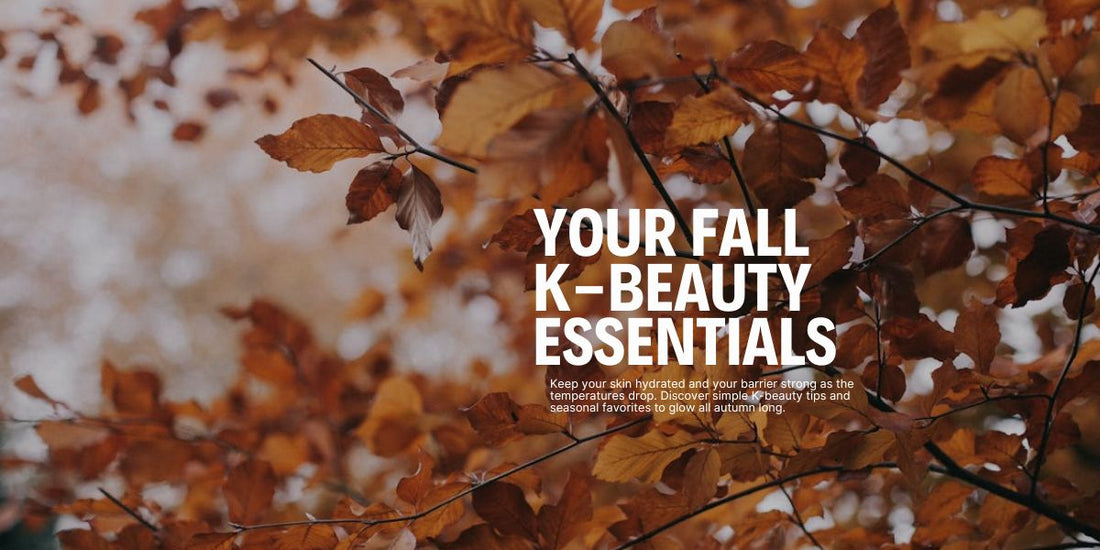 Transitioning your K-beauty routine for Fall (and beyond)