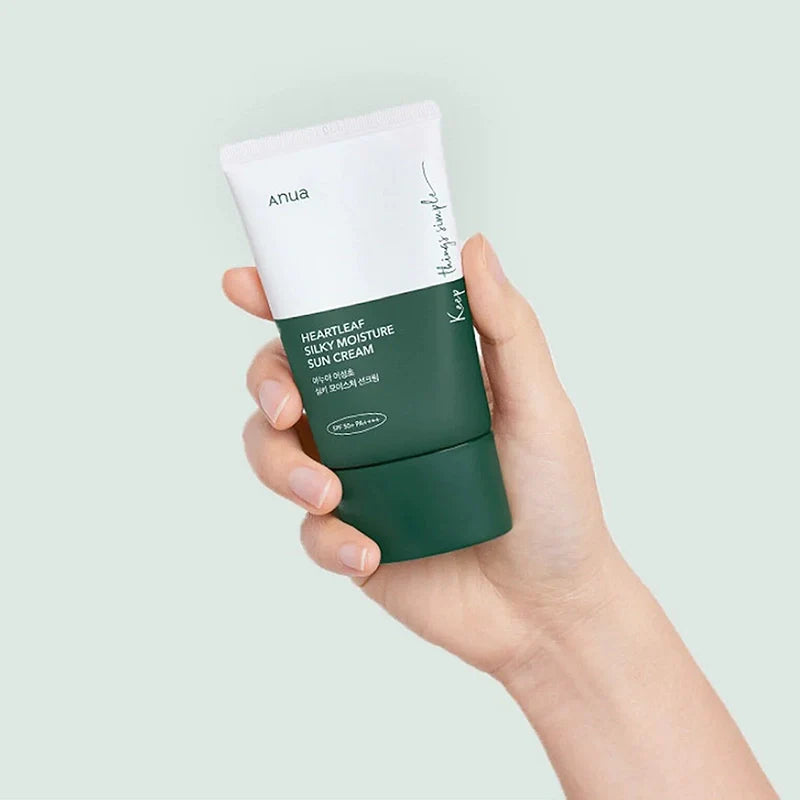 Anua Heartleaf Silky Moisture Suncream 50ml