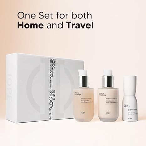 IOPE Stem 3 Softener & Emulsion Skincare SET