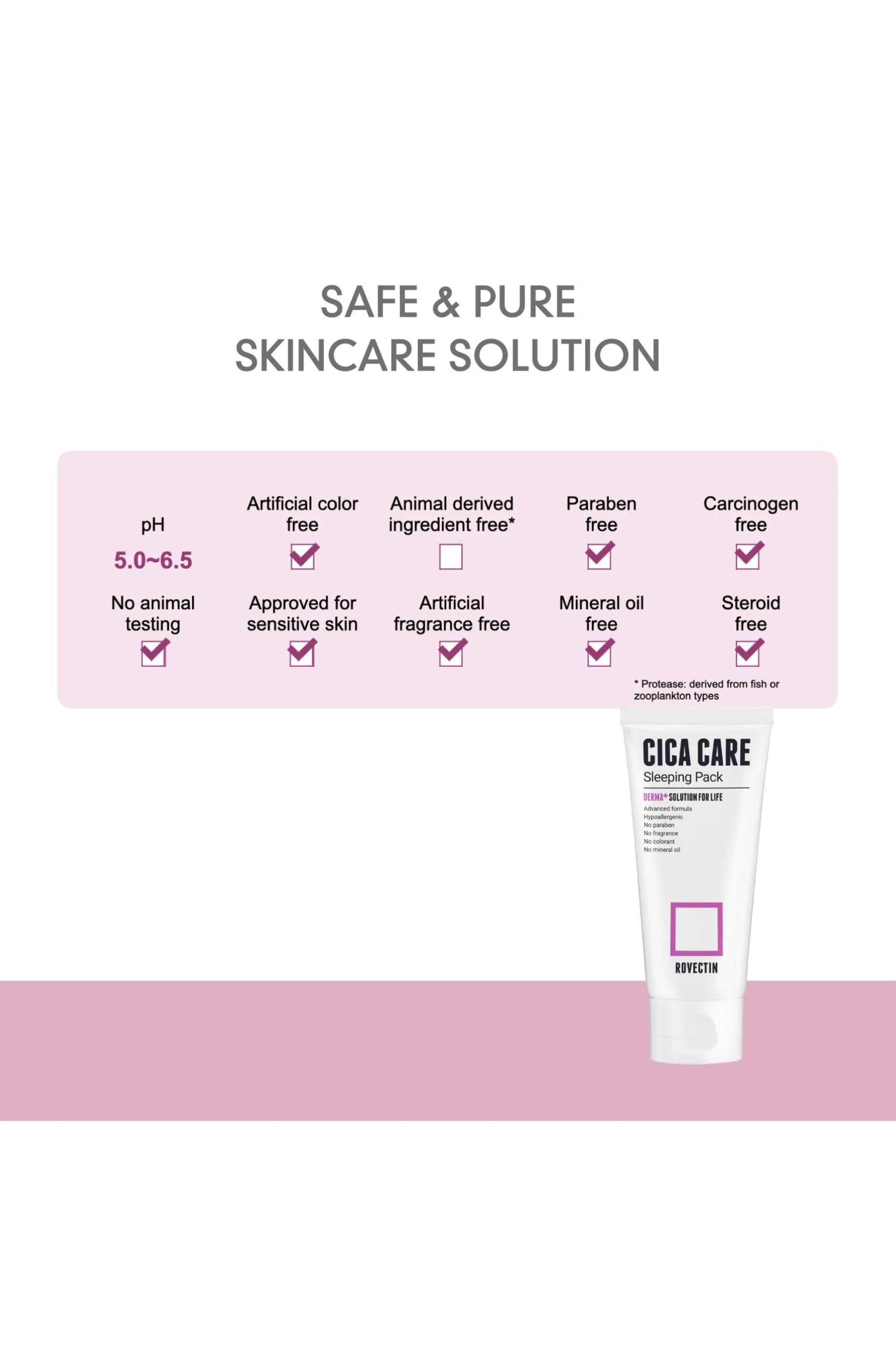 ROVECTIN CICA CARE SLEEPING PACK 80ml