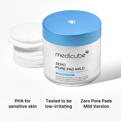 medicube Zero Pore Pad Mild 155g(70 Pads)