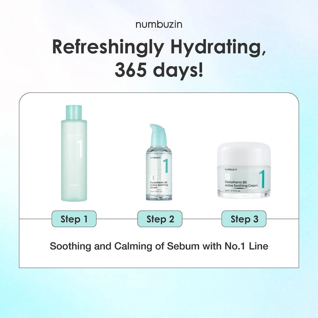 numbuzin No.1 Pantothenic B5 Active Soothing Cream 80ml