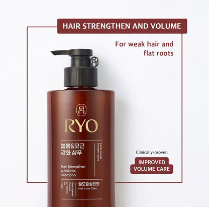 RYO Hair Strengthen & Volume Shampoo #Floral Woody 480ml