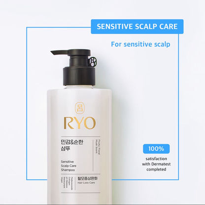 RYO Sensitive Scalp Care Shampoo #Fruity Floral 480ml