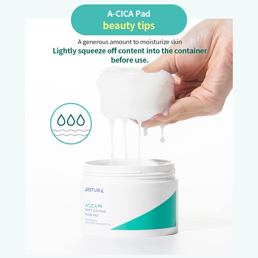 AESTURA A-Cica 365 Soft Calming Mask Pad (60 Pads)