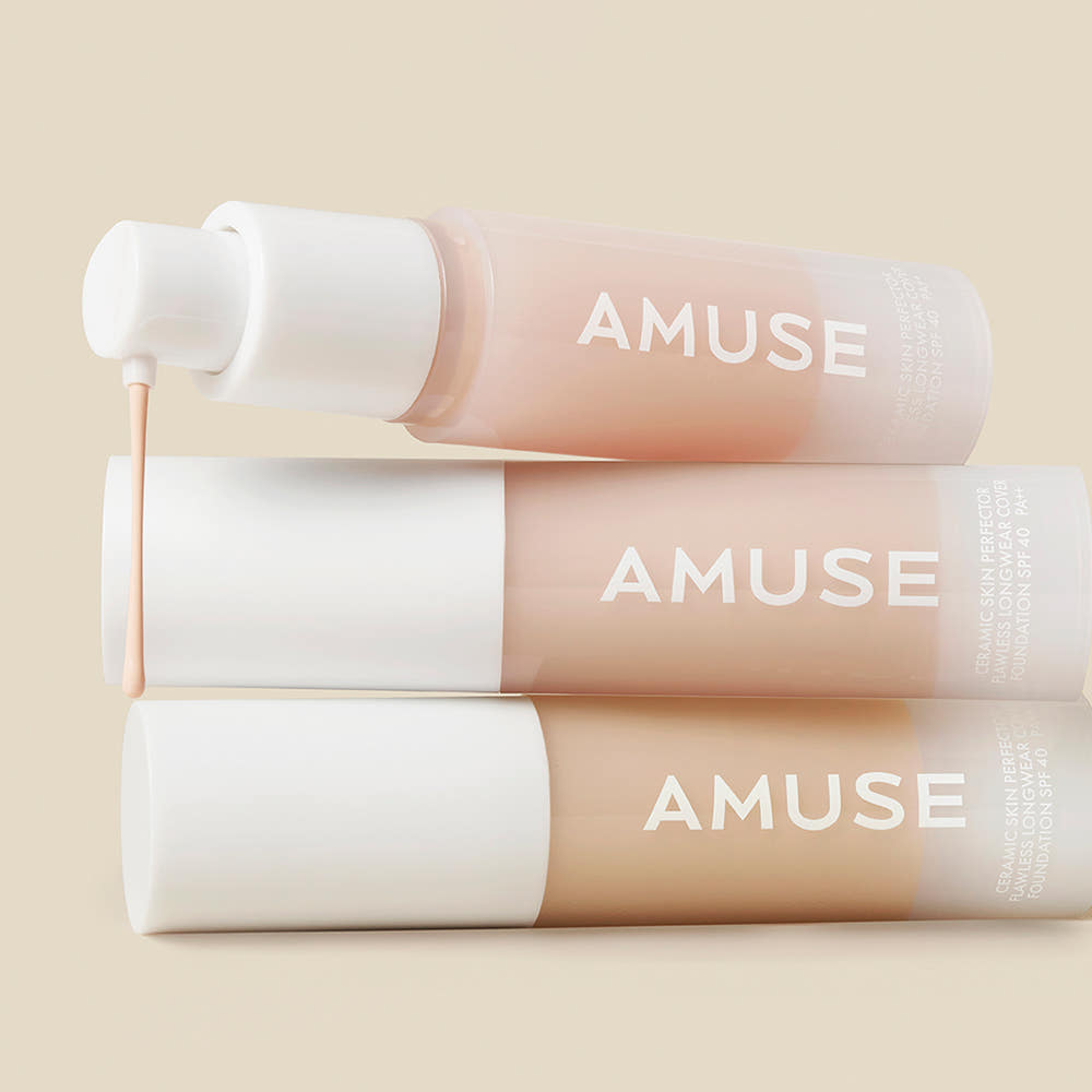 AMUSE Ceramic Skin Perfector Foundation Mini SPF40 PA++ 15 ml