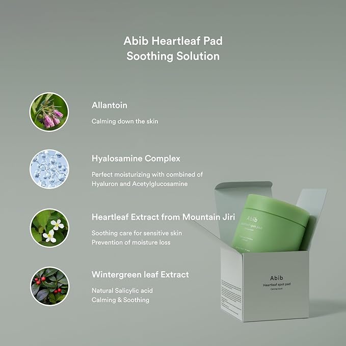 Abib Heartleaf Spot Pad Calming Touch 75 Sheets (120ml)