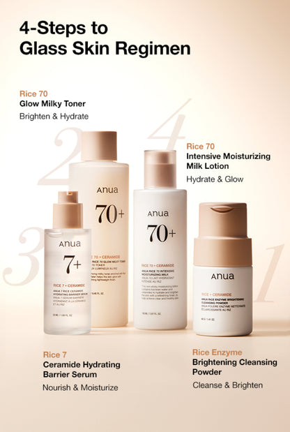 Anua Rice 70 Intense Moisturizing Milk