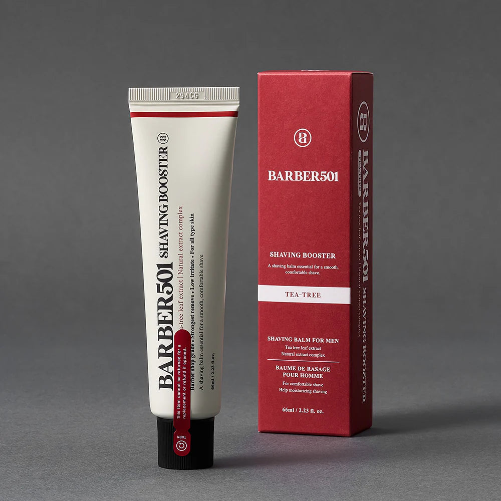 BARBER501 SHAVING BOOSTER Shaving Cream tea tree