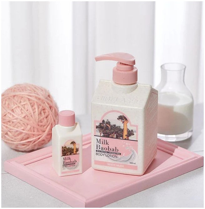 BIOKLASSE MILK BAOBAB Body Lotion 500ml #White Musk