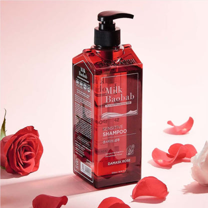 BIOKLASSE MILK BAOBAB HAIR Sensitive Shampoo 500ml #Damask Rose