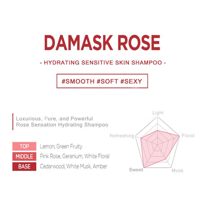BIOKLASSE MILK BAOBAB HAIR Sensitive Shampoo 500ml #Damask Rose