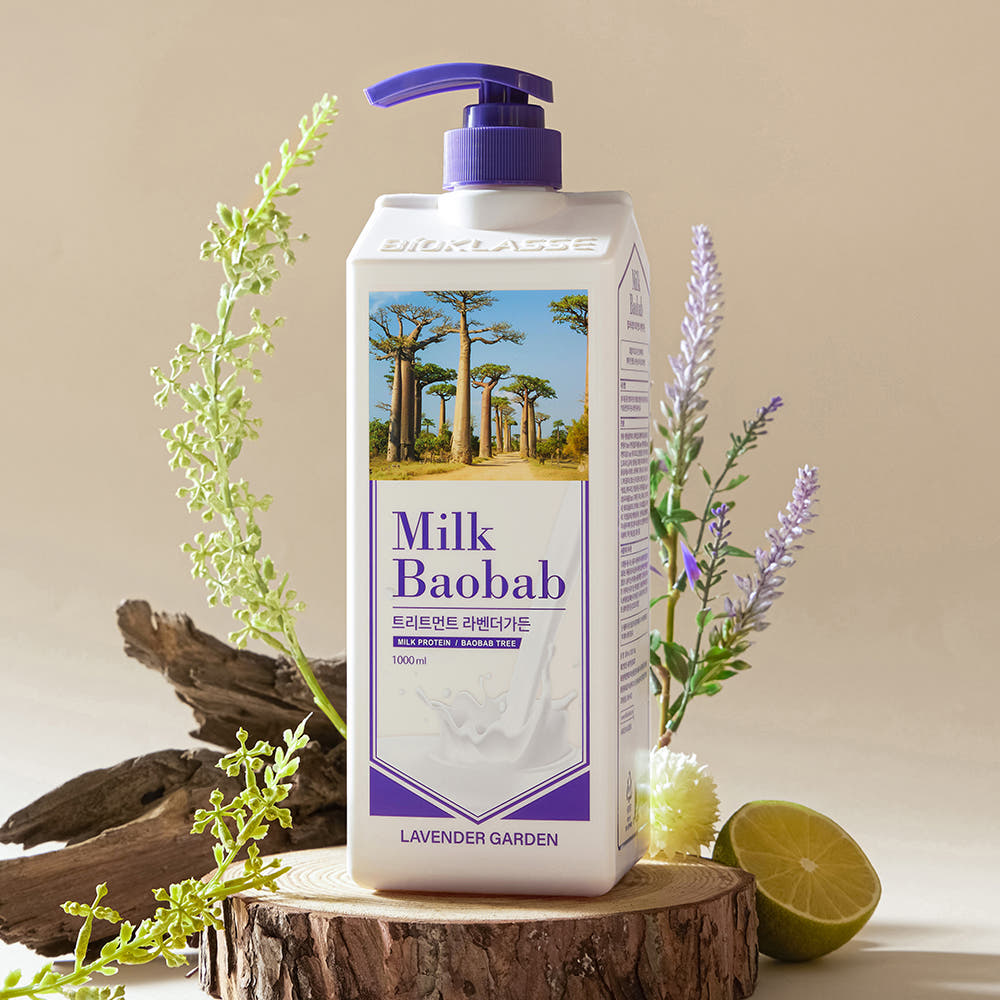 BIOKLASSE MILK BAOBAB Hair Treatment 1000ml #Lavender Garden