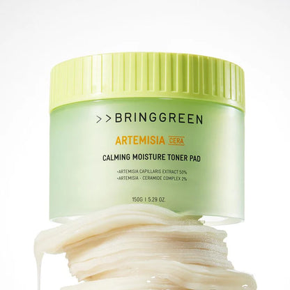 BRINGGREEN Artemisia Calming Moisture Toner Pad