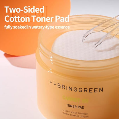 BRINGGREEN Carrot Vita Toner Pad 60P