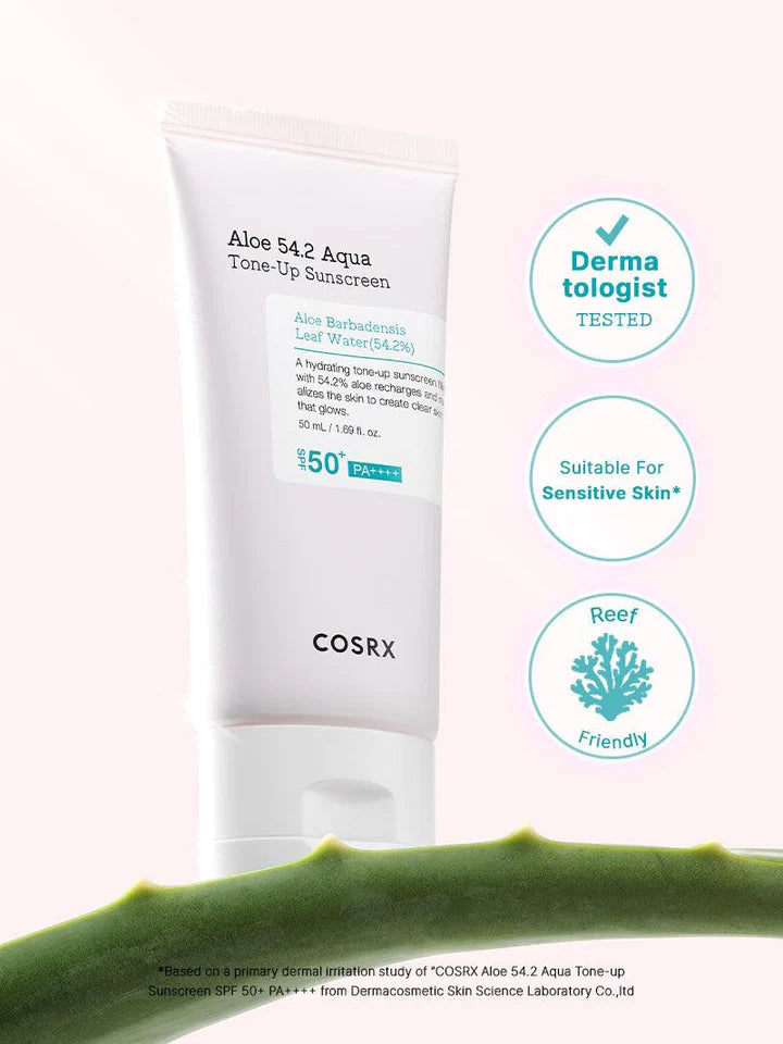COSRX Aloe 54.2 Aqua Tone-up Sunscreen SPF 50+