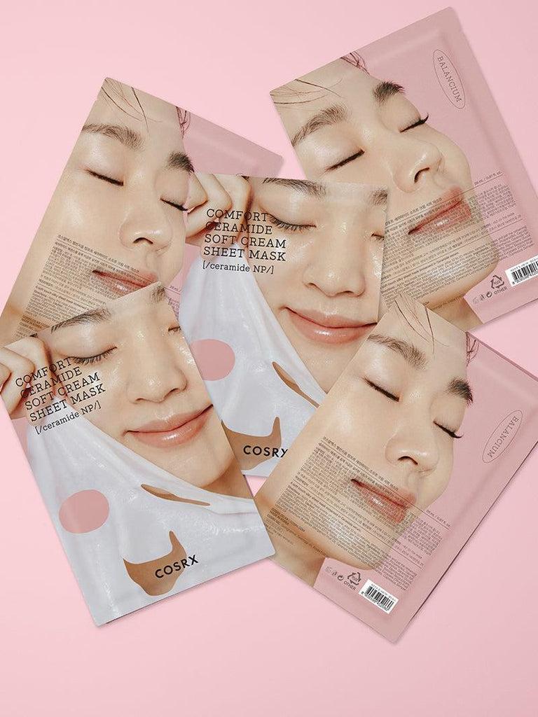 COSRX Balancium Comfort Ceramide Soft Cream Sheet Mask (10 Sheets)
