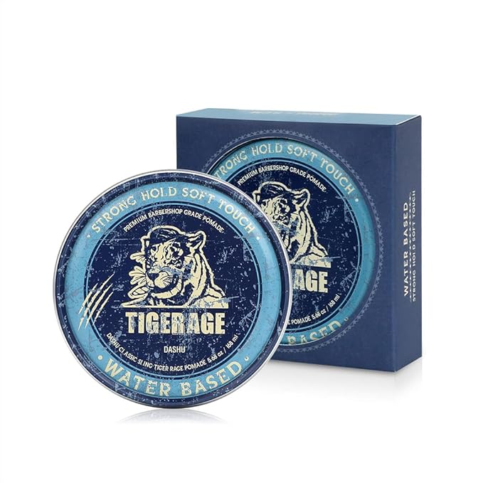 DASHU Classic Tigerage Pomade Water Based Strong Hold Hair Styling Wax For Men