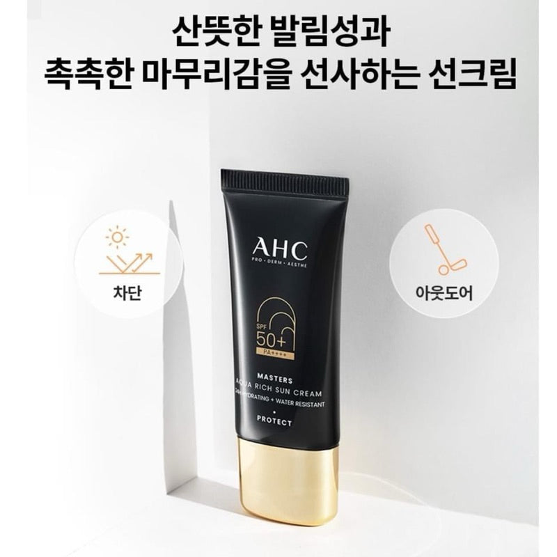 AHC Masters Aqua Rich Sun Cream SPF50+PA++++ 30ml