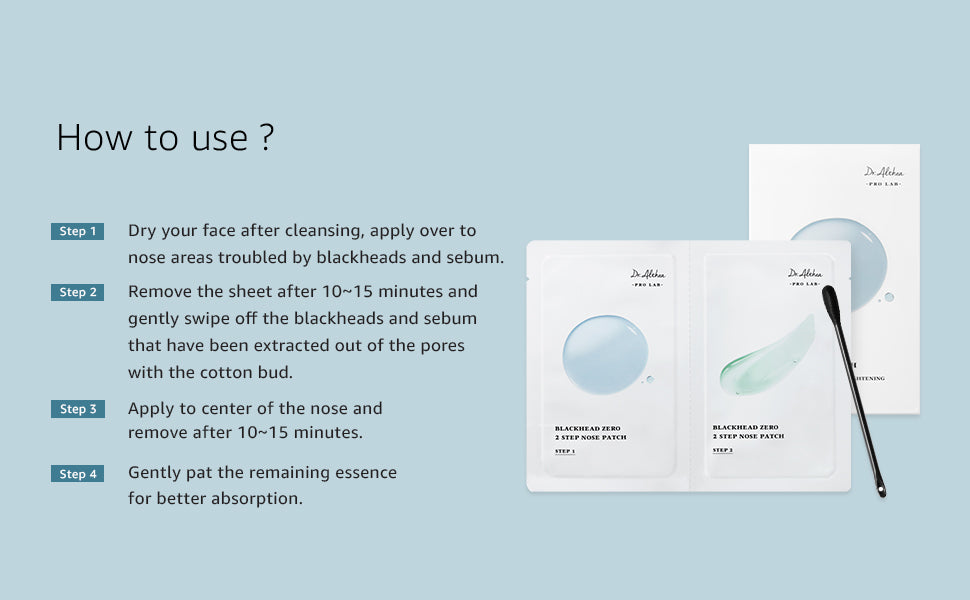 Dr.Althea Blackhead Zero 2 Step Nose Patch