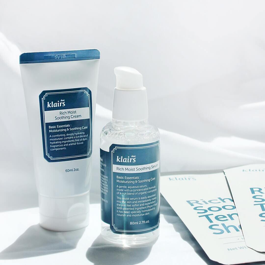 KLAIRS BASIC & BEST SET (Toner 180ml + Serum 80ml + Soothing Cream 60ml)