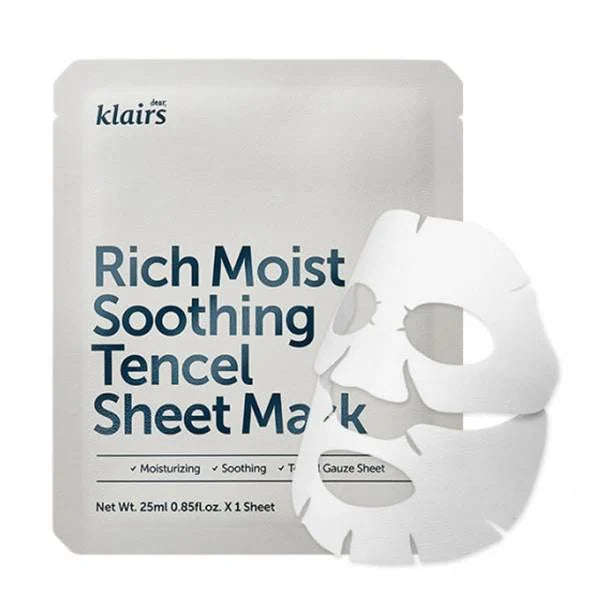 KLAIRS Rich Moist Soothing Tencel Sheet Mask 25ml