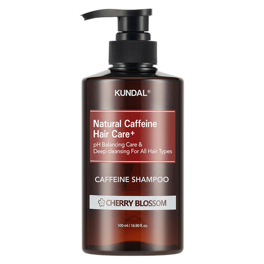 KUNDAL HAIR LOSS RELIEF SHAMPOO Intensive Scalp Care with Caffeine 500ml #CHERRY BLOSSOM