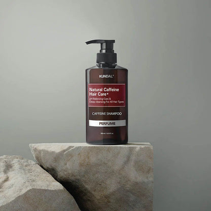 KUNDAL HAIR LOSS RELIEF SHAMPOO Intensive Scalp Care with Caffeine 500ml #CHERRY BLOSSOM