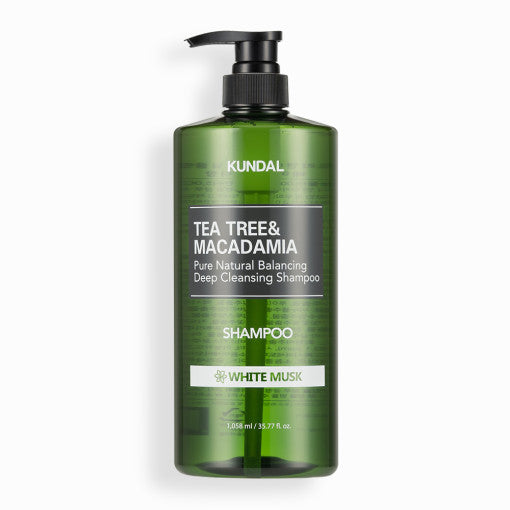 KUNDAL Tea Tree & Macadamia Deep Cleansing Shampoo #WHITE MUSK