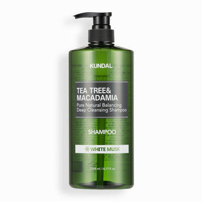 KUNDAL Tea Tree & Macadamia Deep Cleansing Shampoo #WHITE MUSK