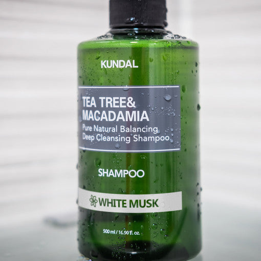 KUNDAL Tea Tree & Macadamia Deep Cleansing Shampoo #WHITE MUSK