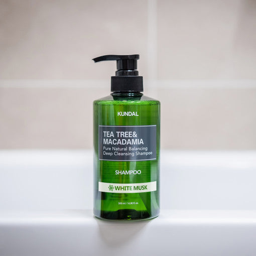 KUNDAL Tea Tree & Macadamia Deep Cleansing Shampoo #WHITE MUSK