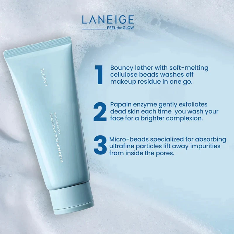 LANEIGE Water Bank Blue Hyaluronic Cleansing Foam 150g