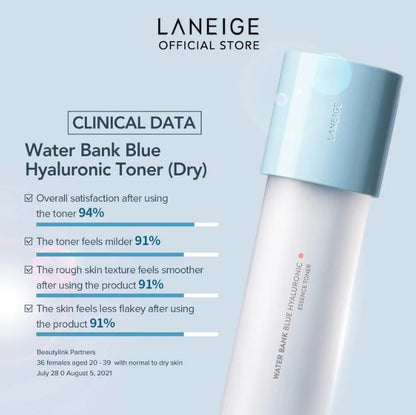 LANEIGE Water Bank Blue Hyaluronic Essence Toner 160ml [for Normal to Dry skin]