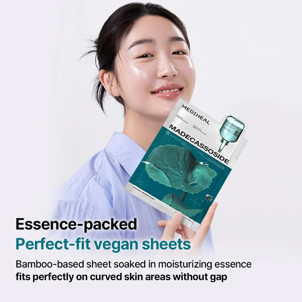 MEDIHEAL Madecassoside Essential Mask Blemish Repair 24ml X 10ea