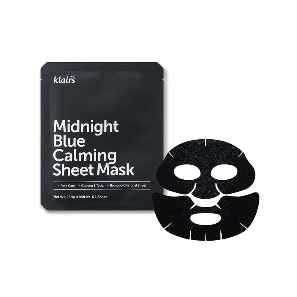 KLAIRS Midnight Blue Calming Sheet Mask 25mL x 5ea