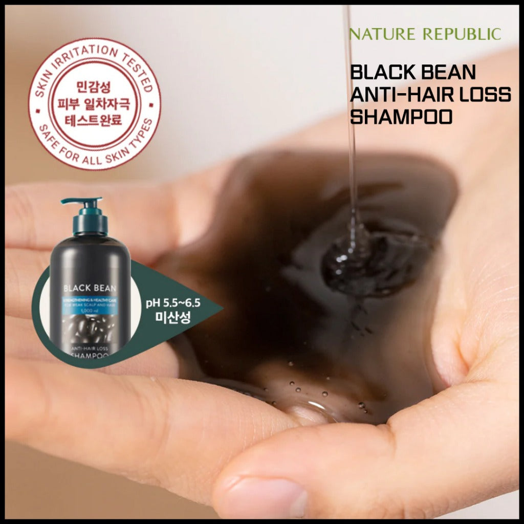 NATURE REPUBLIC Black Bean Anti Hair Loss Root Shampoo