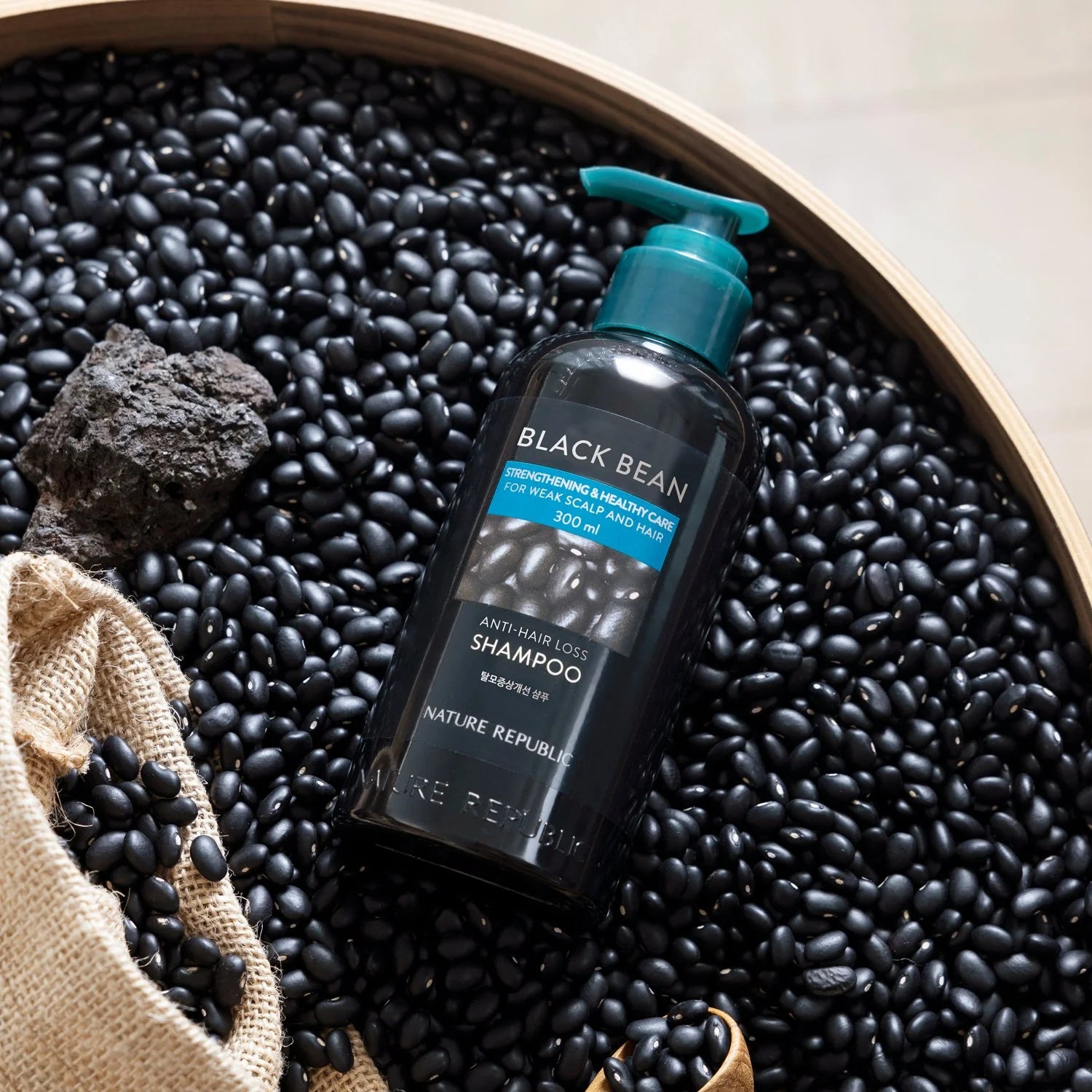 NATURE REPUBLIC Black Bean Anti Hair Loss Root Shampoo