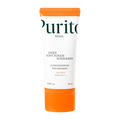 A tube of PURITO SEOUL Daily Soft Touch Sunscreen SPF50+ PA++++, with white and orange packaging.