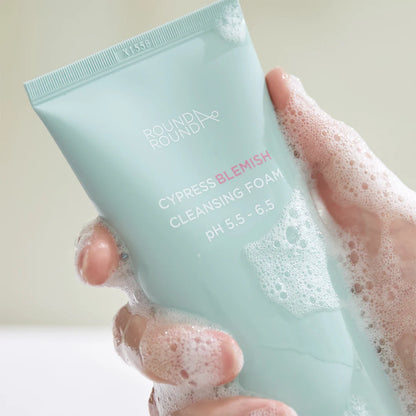 ROUND AROUND Cypress Blemish Cleansing Foam