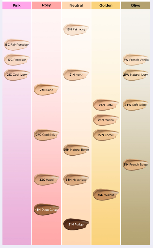 TIRTIR Mask Fit Aura Cushion SPF30 PA++ 18g 20 colors