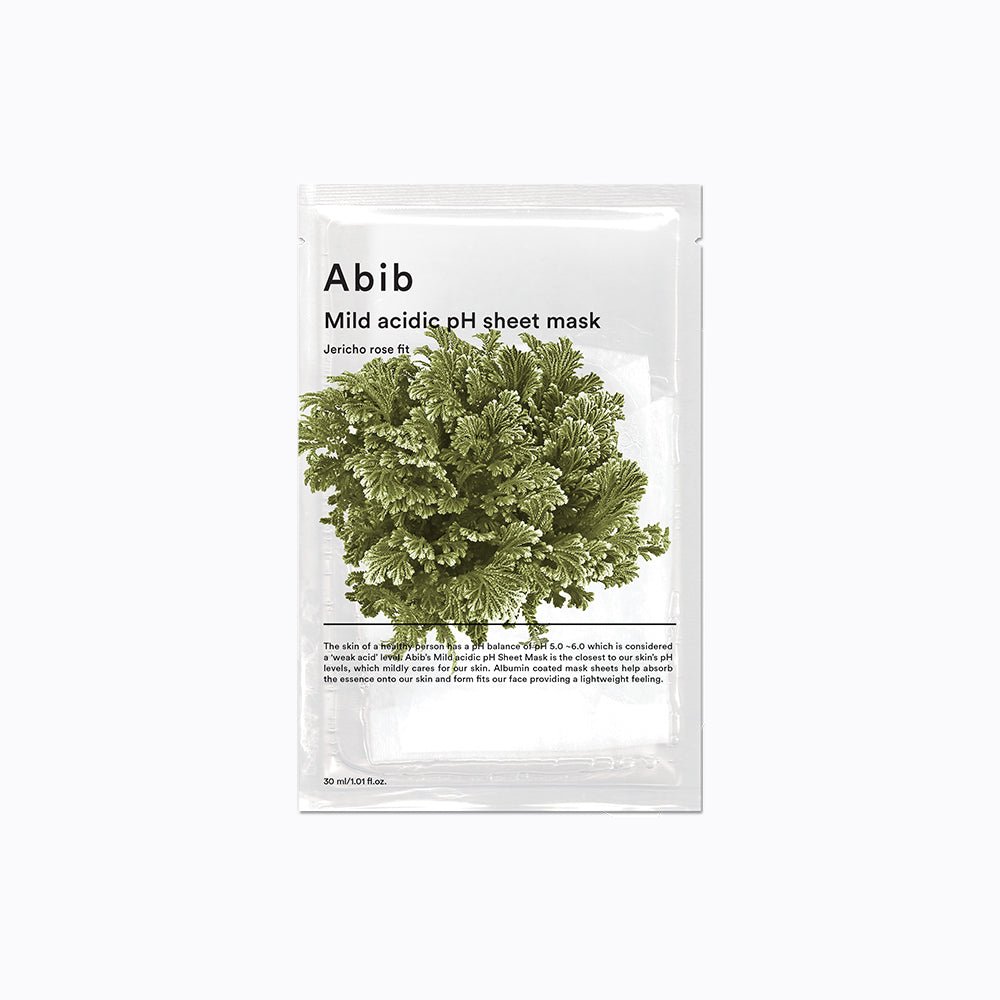 Abib Mild Acidic pH Sheet Mask Jericho Rose Fit 30ml X 10ea - Koreanskinca.re