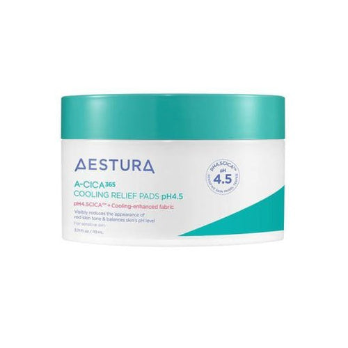 AESTURA A-CICA 365 COOLING RELIEF PADS pH4.5 110ml/60P - Koreanskinca.re