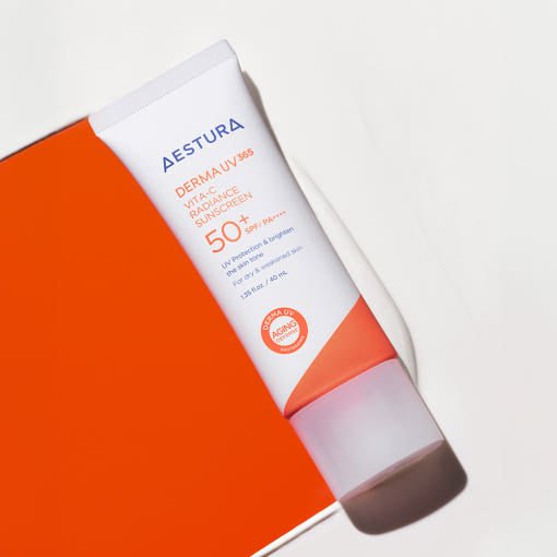 AESTURA DERMA UV 365 VITA-C RADIANCE SUNSCREEN SPF50+ PA++++ 40ml - Koreanskinca.re