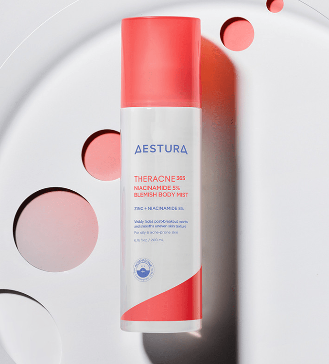 AESTURA THERACNE 365 NIACINAMIDE 5% BLEMISH BODY MIST 200ml - Koreanskinca.re