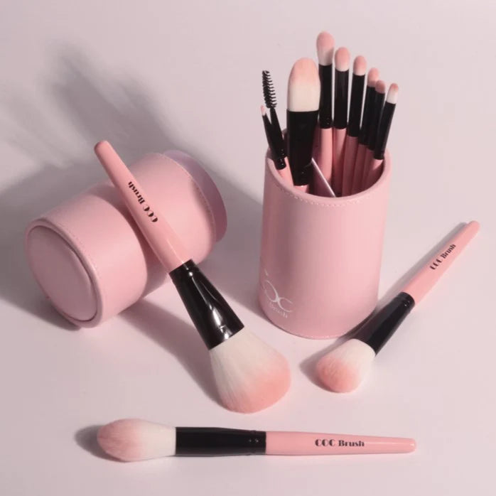 CORINGCO COTTON CANDY MAKE UP 12P BRUSH SET