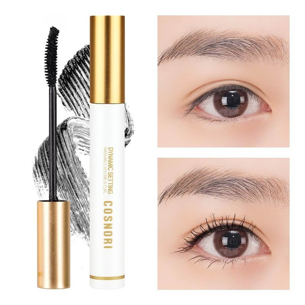 COSNORI Dynamic Setting Mascara Washable 7ml #Volume & Curl