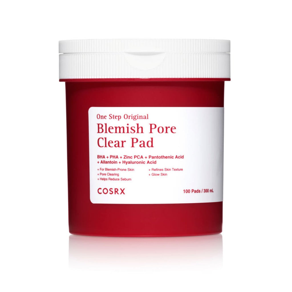 COSRX One Step Original Blemish Pore Clear Pad 300ml/100ea - Koreanskinca.re