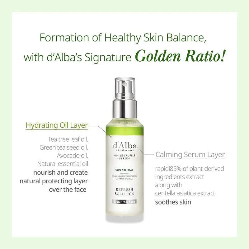 d’Alba White Truffle Purifying Calming Serum 150ml