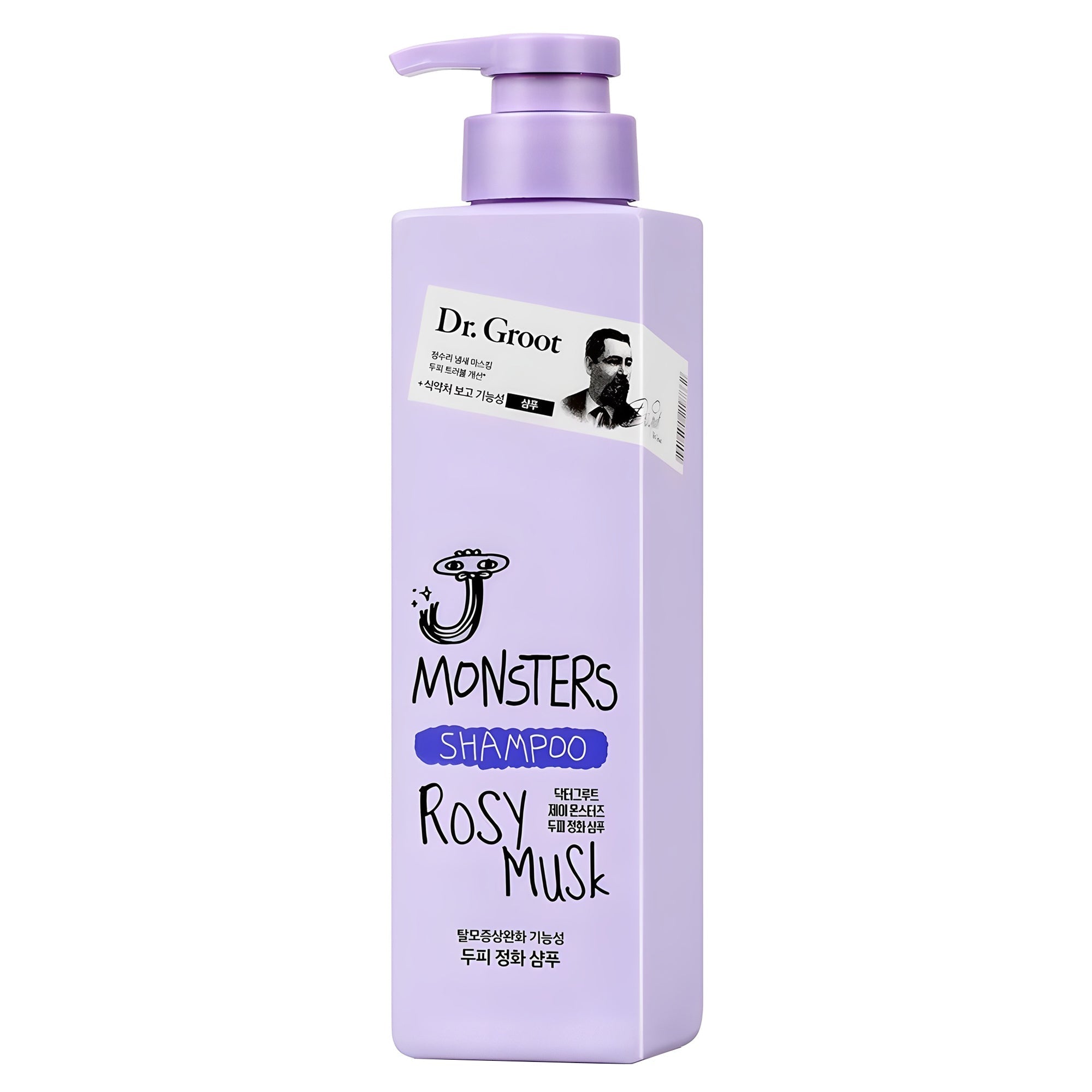 Dr.Groot J Monsters Shampoo Rosy Musk 400ml - Koreanskinca.re